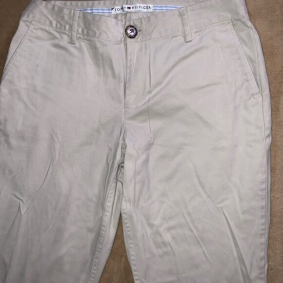 Tommy‎ Hilfiger Women Sz 6 Khakis Flair Bottom Y2K Pocket Dress Pants (P) - Picture 3 of 8